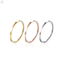 Three Colour Bridal Set Midi Stackable Stack Rings